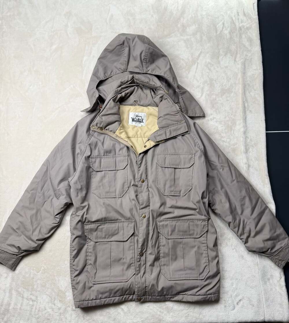 Woolrich Mountain Parka Size L Vintage Insulated Hooded Jacket